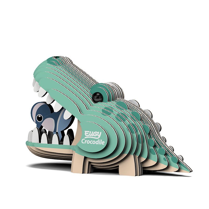 Mini 3D Puzzle Crocodile Eugy - Eugy - PetitGegant