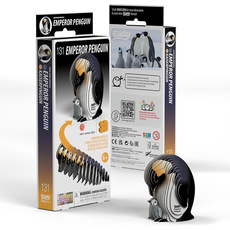 Mini 3D Puzzle Emperor Penguin Eugy - Eugy - PetitGegant
