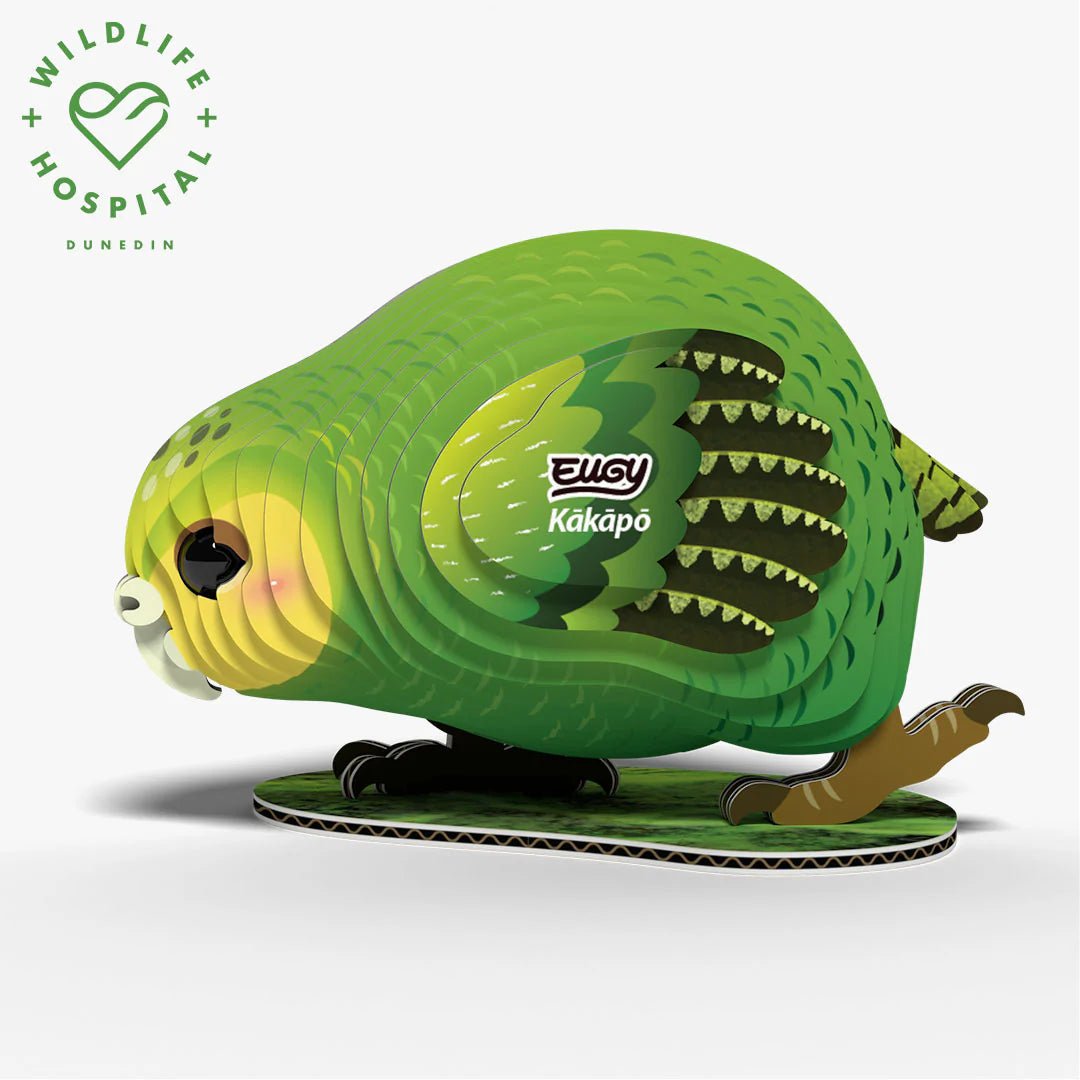 Mini 3D Puzzle Kakapo Eugy - Eugy - PetitGegant