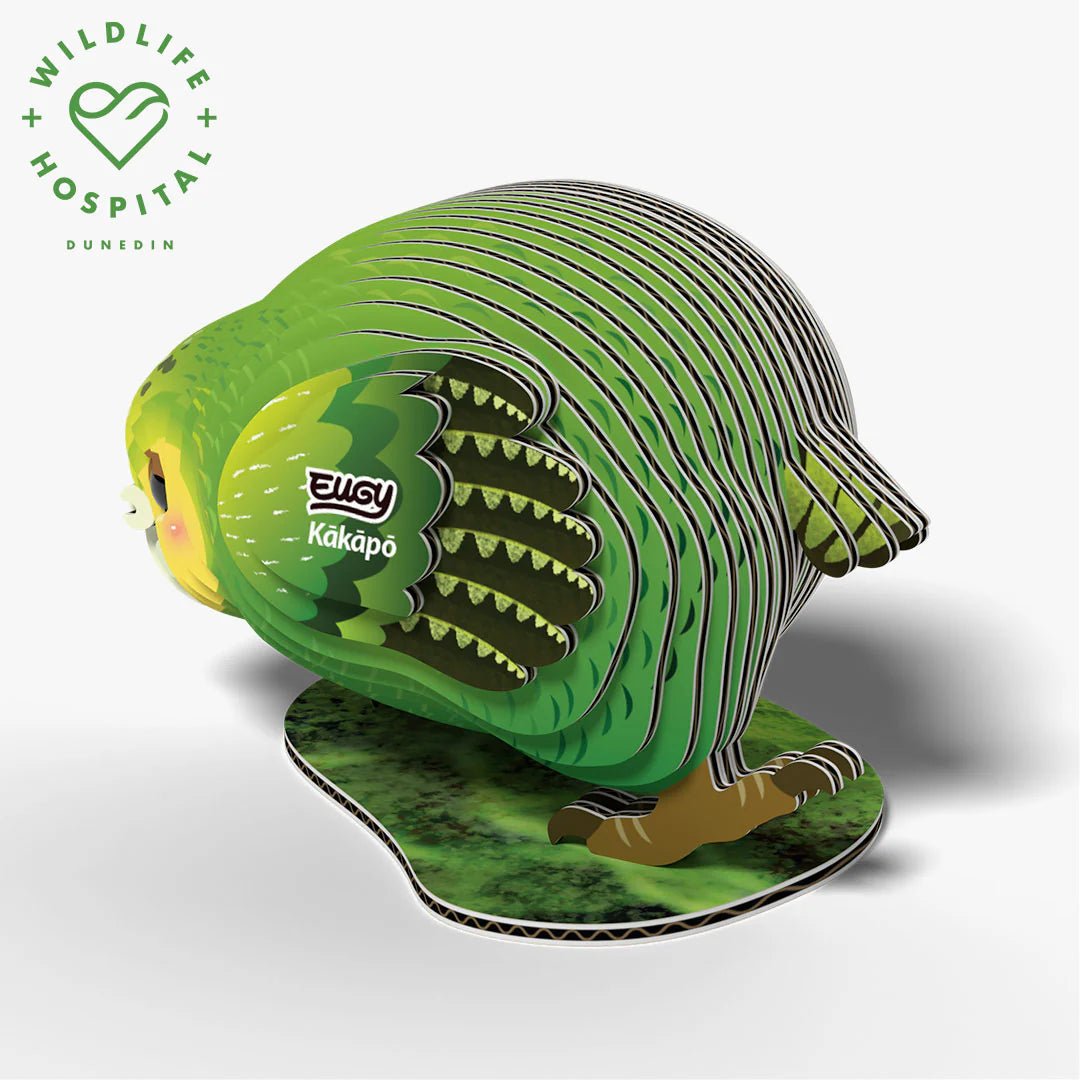 Mini 3D Puzzle Kakapo Eugy - Eugy - PetitGegant