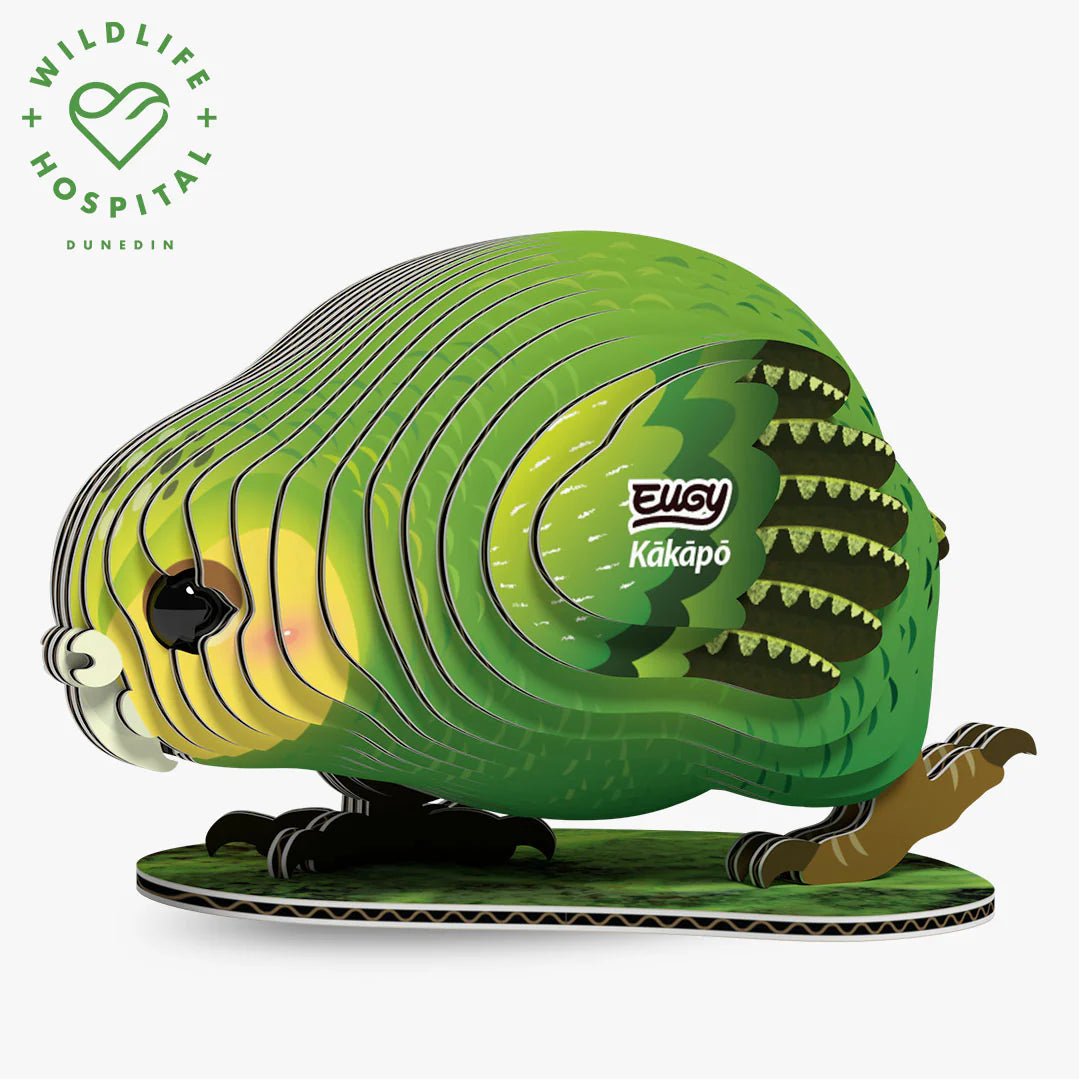 Mini 3D Puzzle Kakapo Eugy - Eugy - PetitGegant
