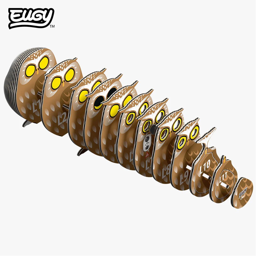Mini 3D Puzzle Owl Eugy - Eugy - PetitGegant