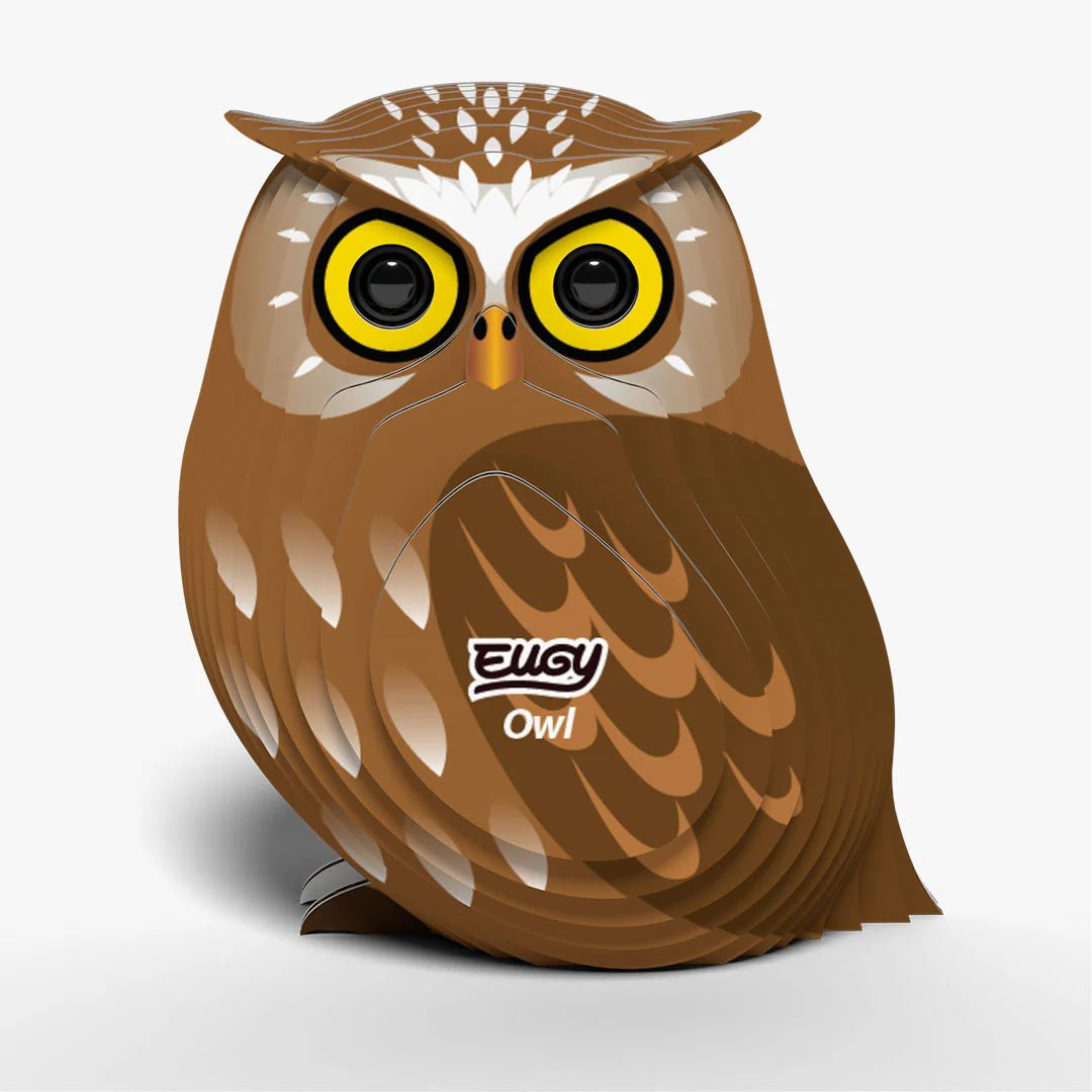 Mini 3D Puzzle Owl Eugy - Eugy - PetitGegant