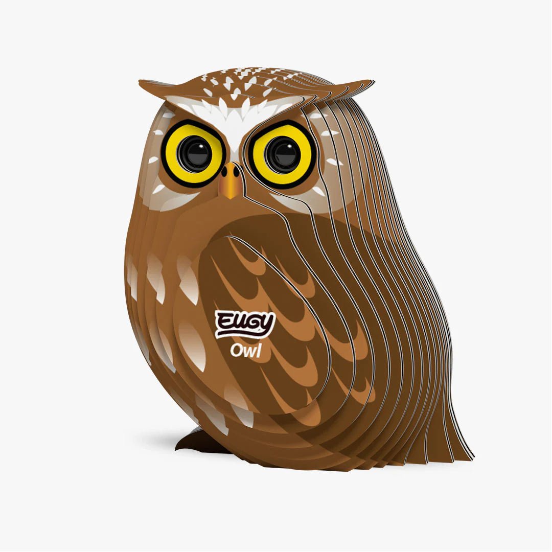 Mini 3D Puzzle Owl Eugy - Eugy - PetitGegant