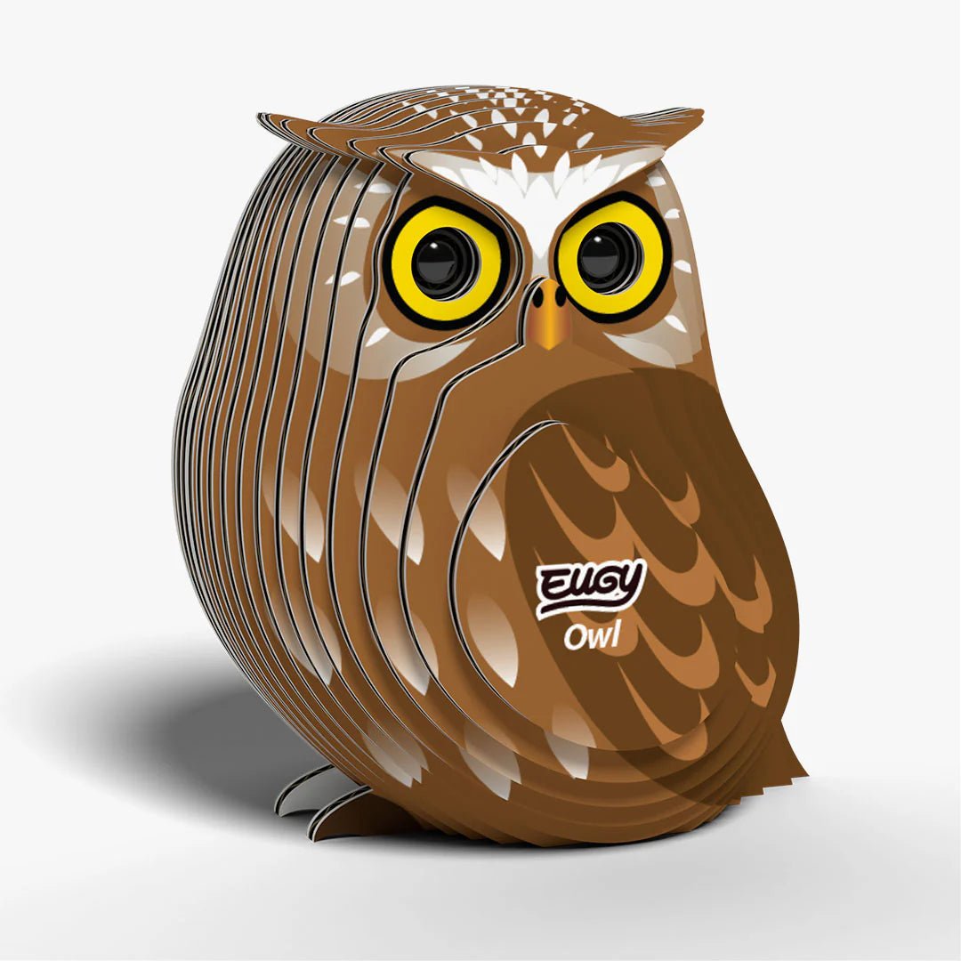 Mini 3D Puzzle Owl Eugy - Eugy - PetitGegant