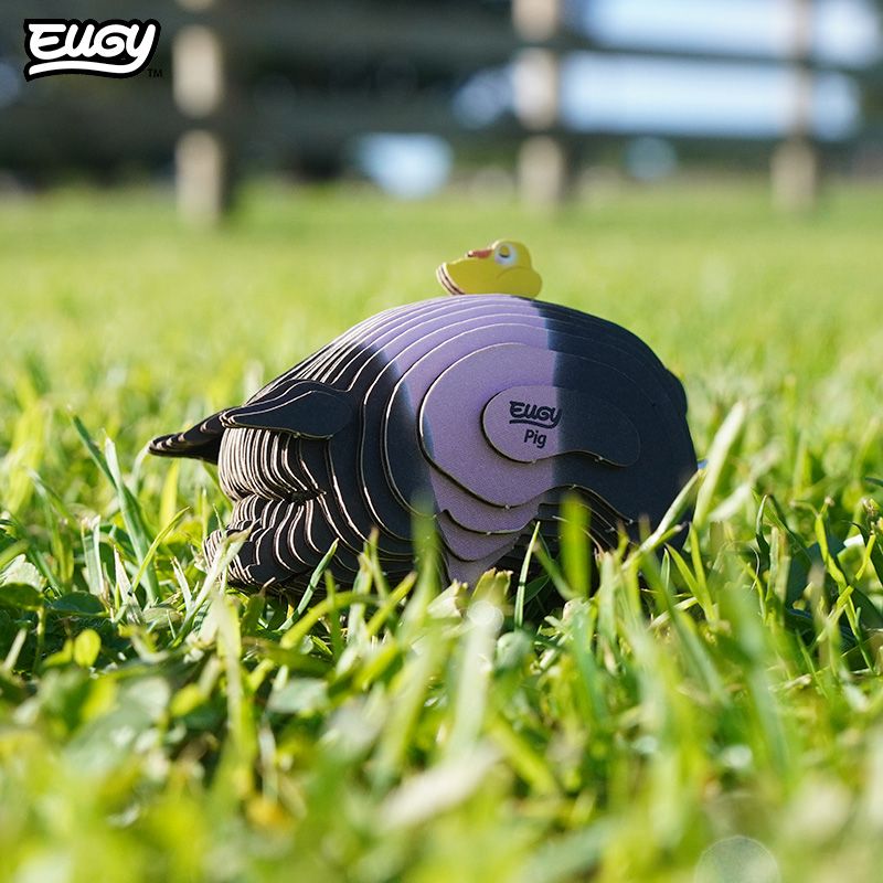 Mini 3D Puzzle Pig Eugy - Eugy - PetitGegant
