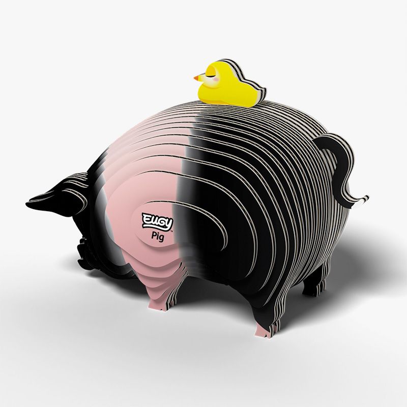 Mini 3D Puzzle Pig Eugy - Eugy - PetitGegant