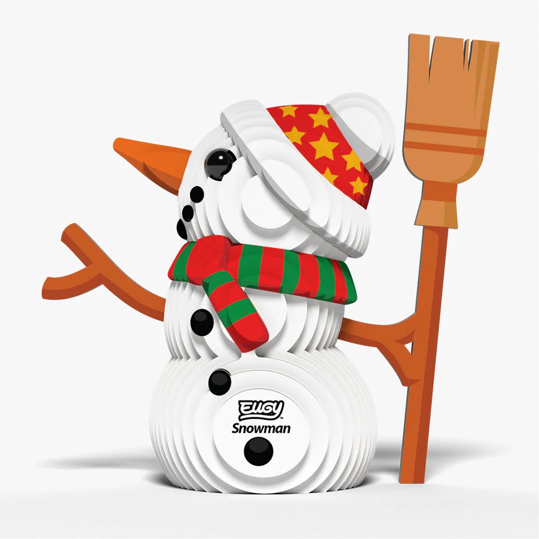 Mini 3D Puzzle Snowman Eugy - Eugy - PetitGegant