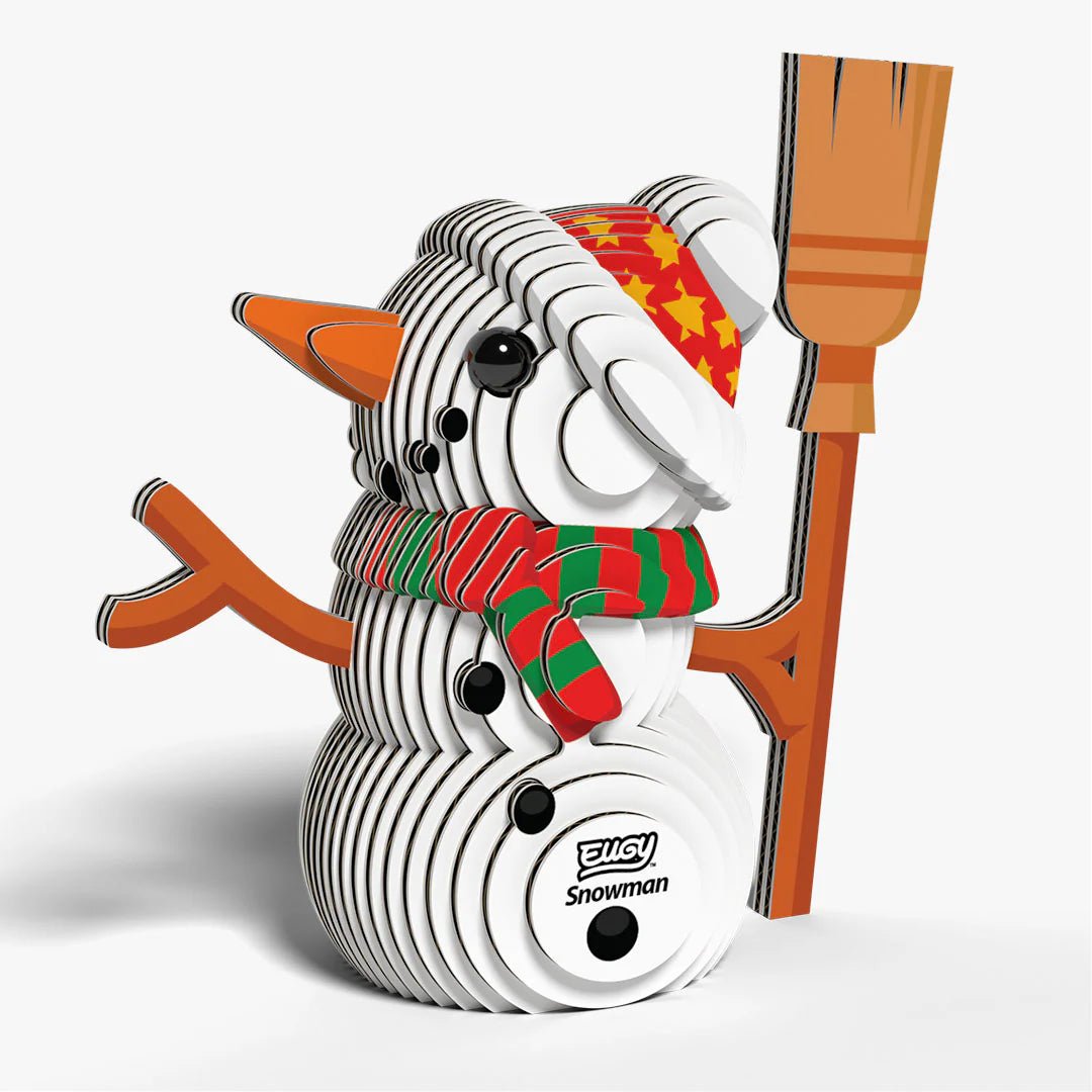 Mini 3D Puzzle Snowman Eugy - Eugy - PetitGegant