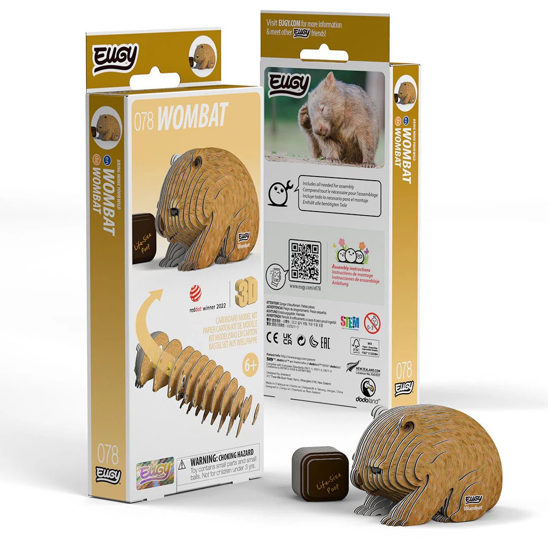 Mini 3D Puzzle Wombat Eugy - Eugy - PetitGegant