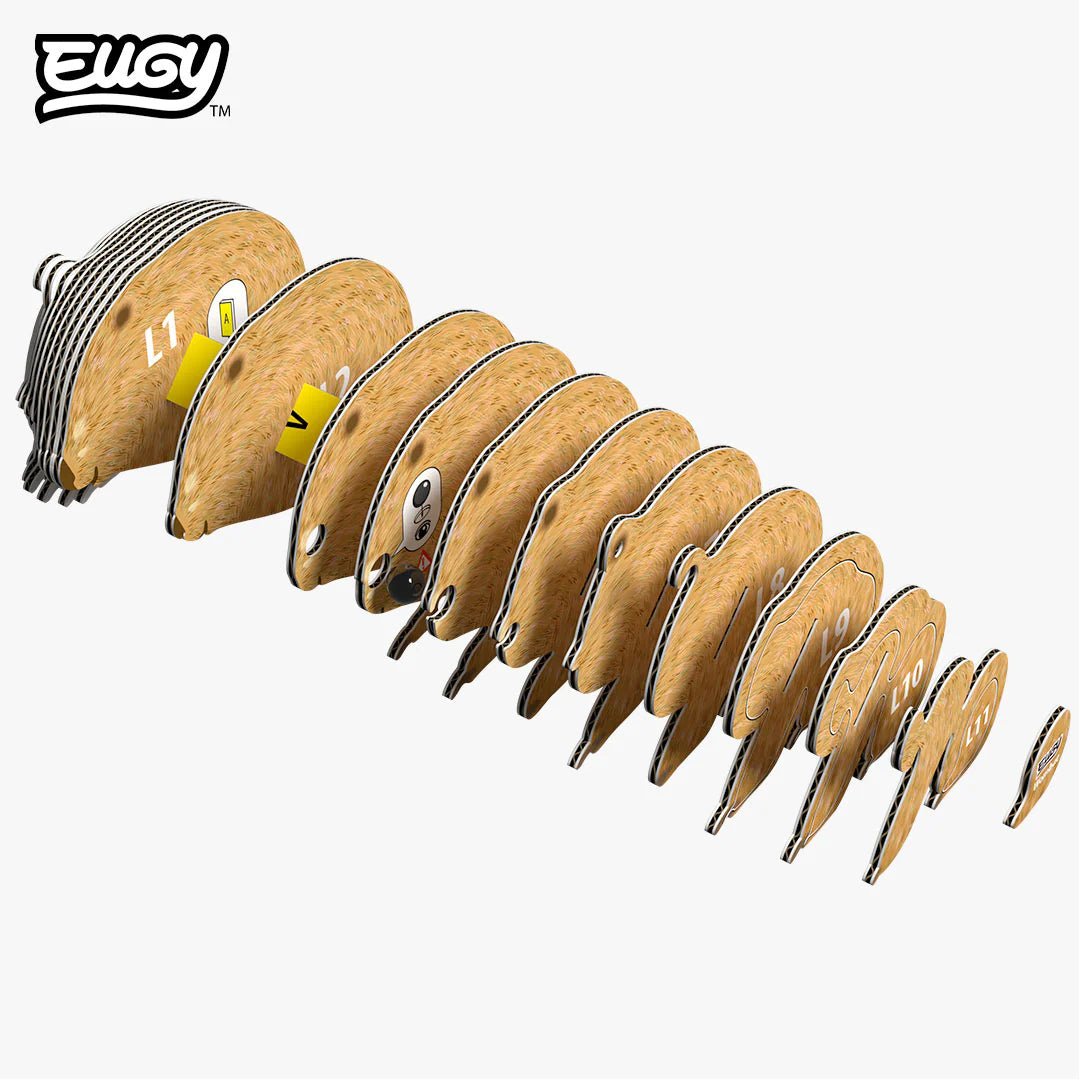 Mini 3D Puzzle Wombat Eugy - Eugy - PetitGegant