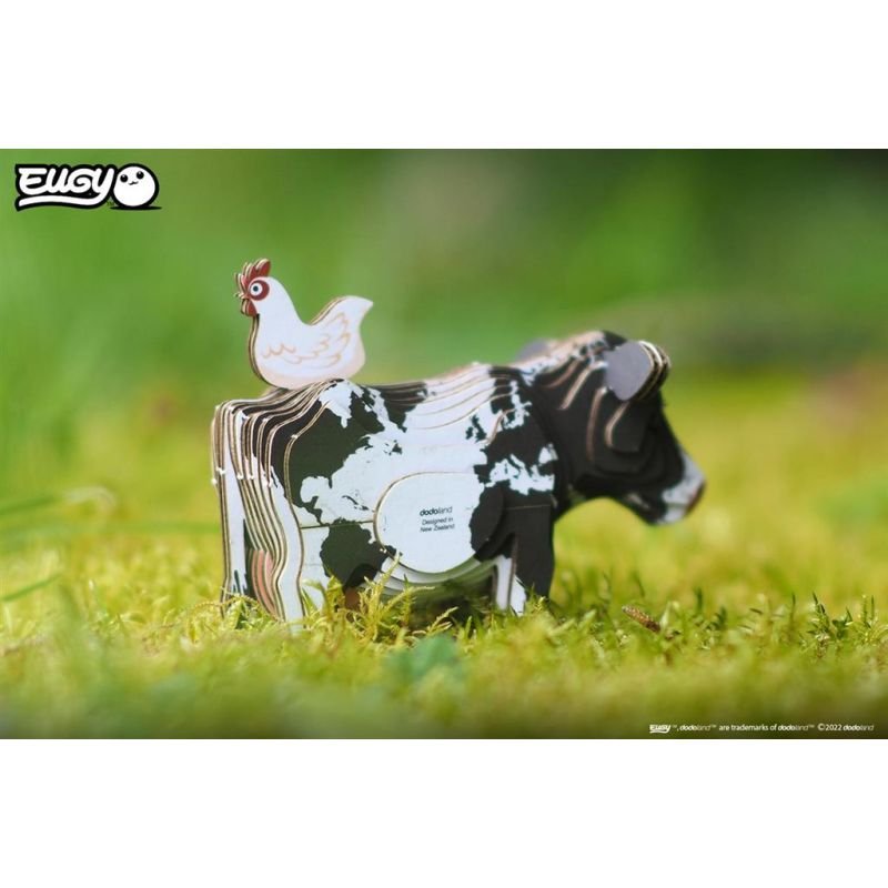 Mini Puzzle 3D Holstein Friesian Eugy - Eugy - PetitGegant