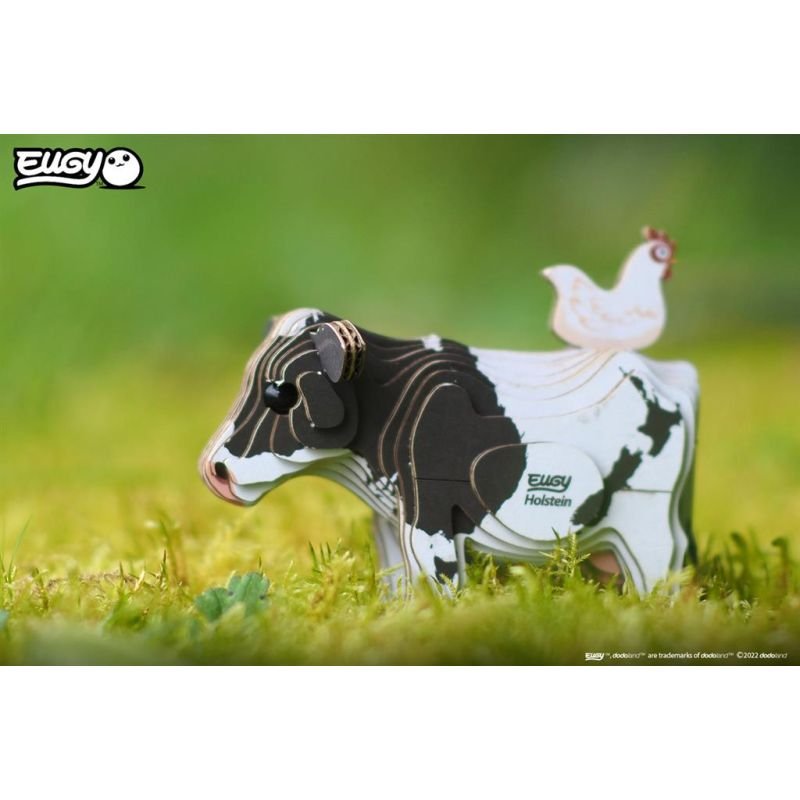 Mini Puzzle 3D Holstein Friesian Eugy - Eugy - PetitGegant