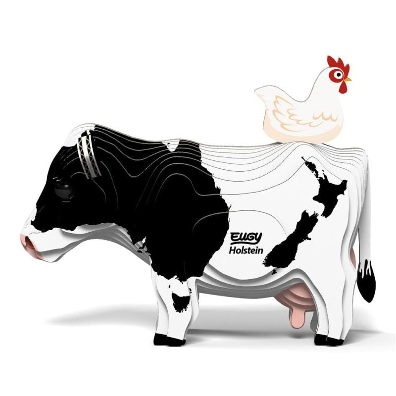 Mini Puzzle 3D Holstein Friesian Eugy - Eugy - PetitGegant