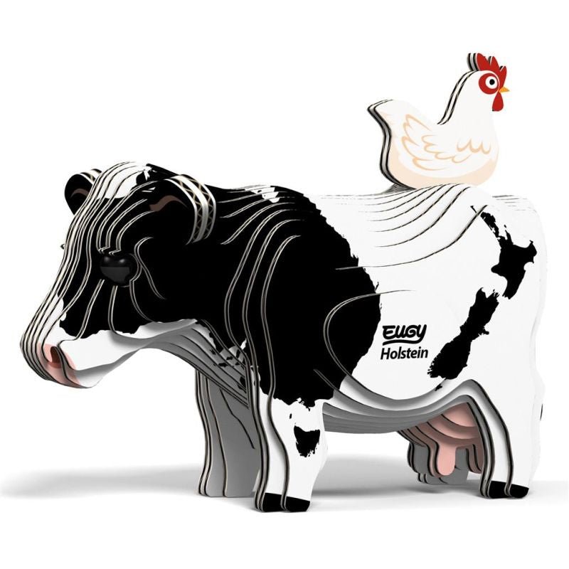 Mini Puzzle 3D Holstein Friesian Eugy - Eugy - PetitGegant