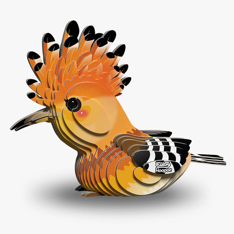 Mini Puzzle 3D Hoopoe Eugy - Eugy - PetitGegant