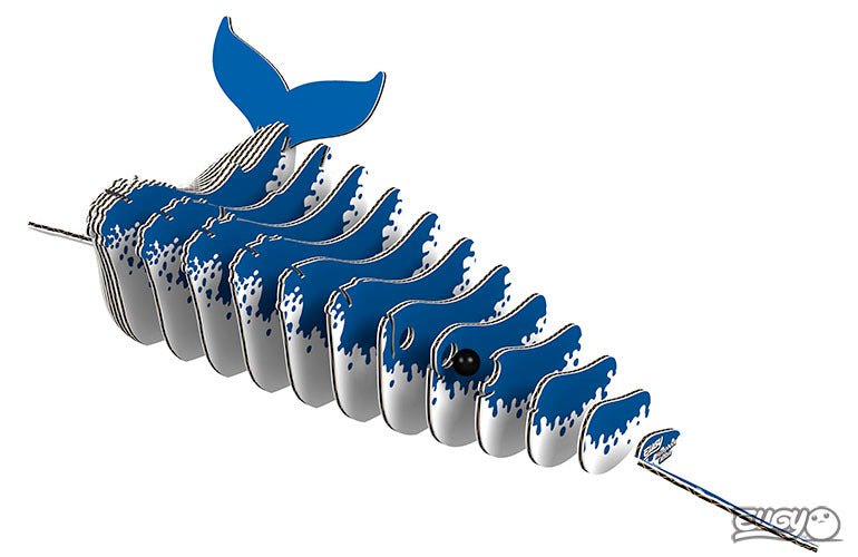 Mini Puzzle 3D Humpback Whale Eugy - Eugy - PetitGegant