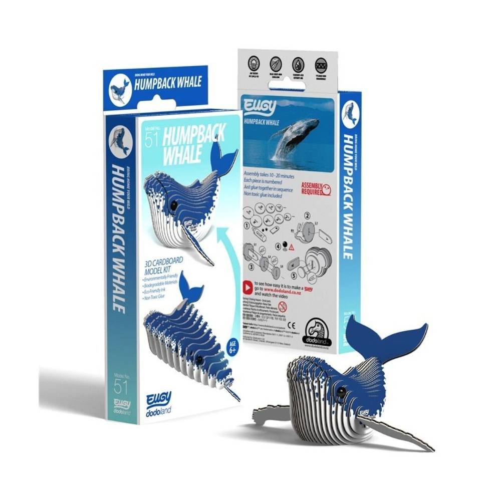 Mini Puzzle 3D Humpback Whale Eugy - Eugy - PetitGegant