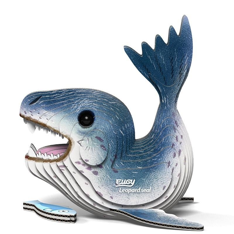 Mini Puzzle 3D Leopard Seal Eugy - Eugy - PetitGegant