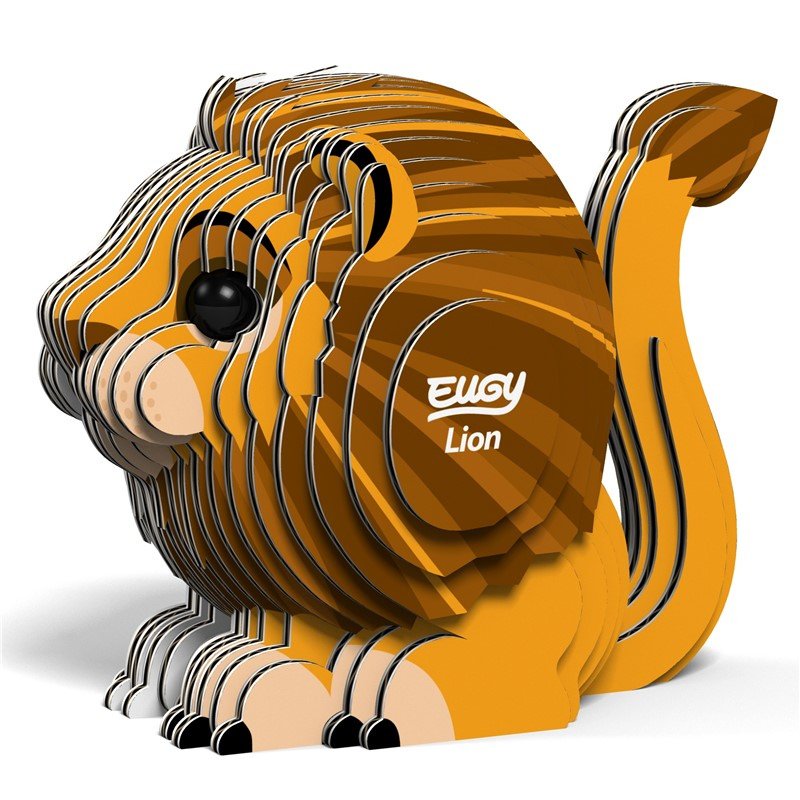 Mini Puzzle 3D Lion Eugy - Eugy - PetitGegant