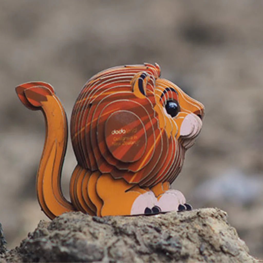 Mini Puzzle 3D Lion Eugy - Eugy - PetitGegant