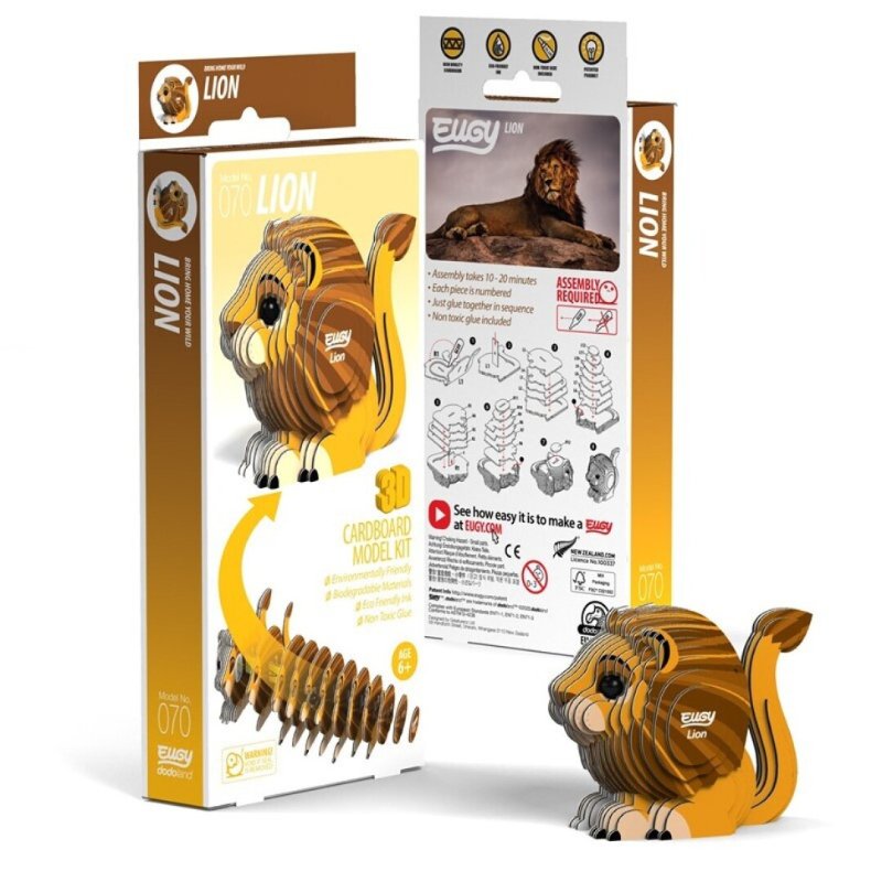 Mini Puzzle 3D Lion Eugy - Eugy - PetitGegant