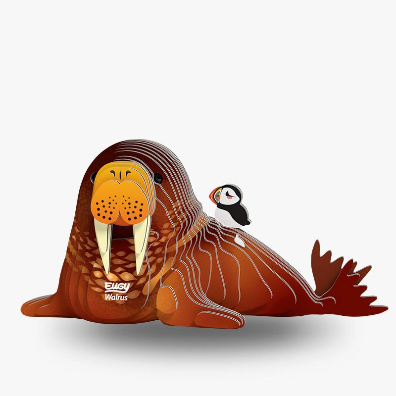 Mini Puzzle 3D Walrus Eugy - Eugy - PetitGegant