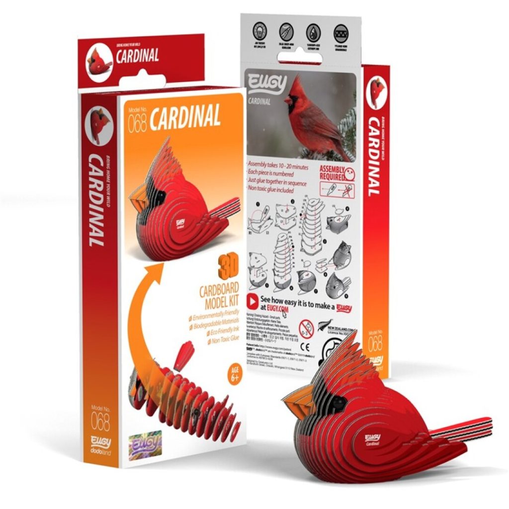 Mini Puzzle Cardinal Eugy - Eugy - PetitGegant