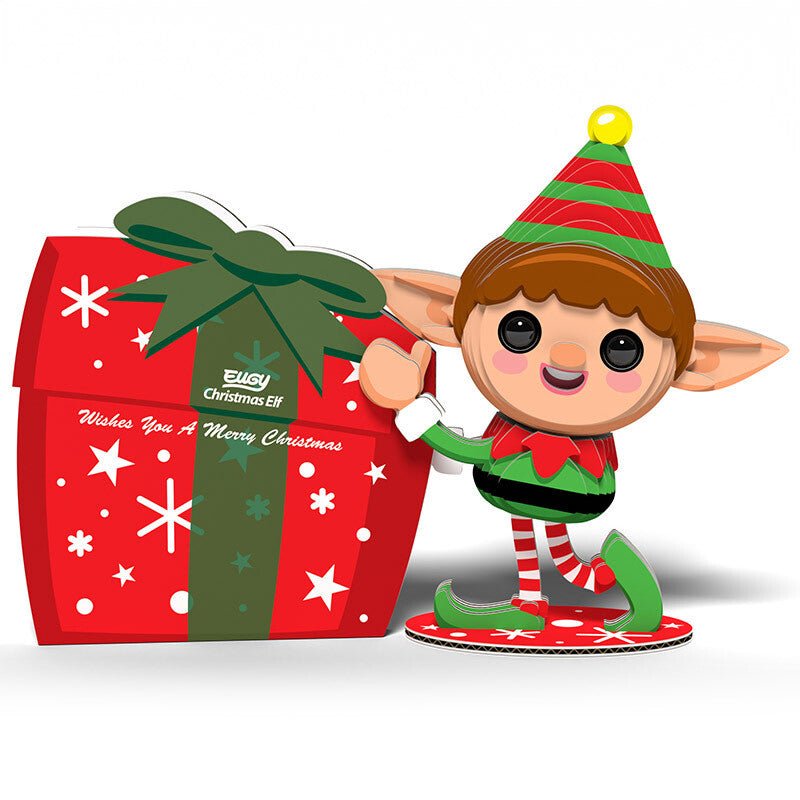 Mini Puzzle Christmas Elf Eugy - Eugy - PetitGegant