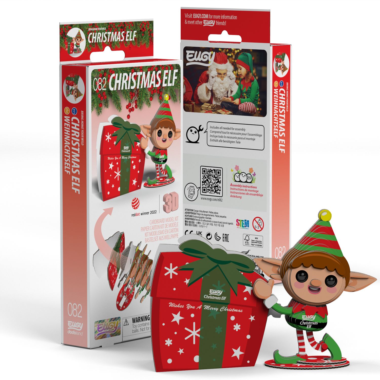 Mini Puzzle Christmas Elf Eugy - Eugy - PetitGegant