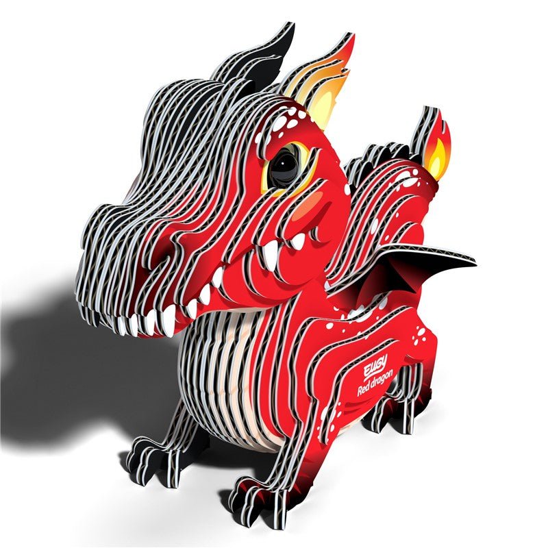 Mini Puzzle Dragón Rojo Eugy - Eugy - PetitGegant