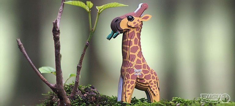 Mini Puzzle Giraffe Eugy - Eugy - PetitGegant