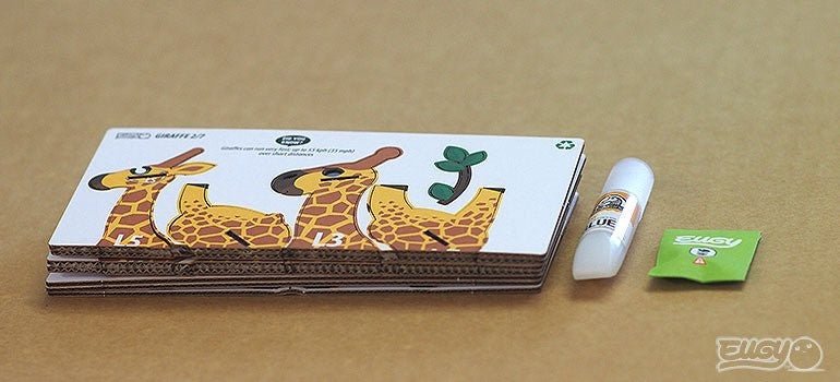 Mini Puzzle Giraffe Eugy - Eugy - PetitGegant