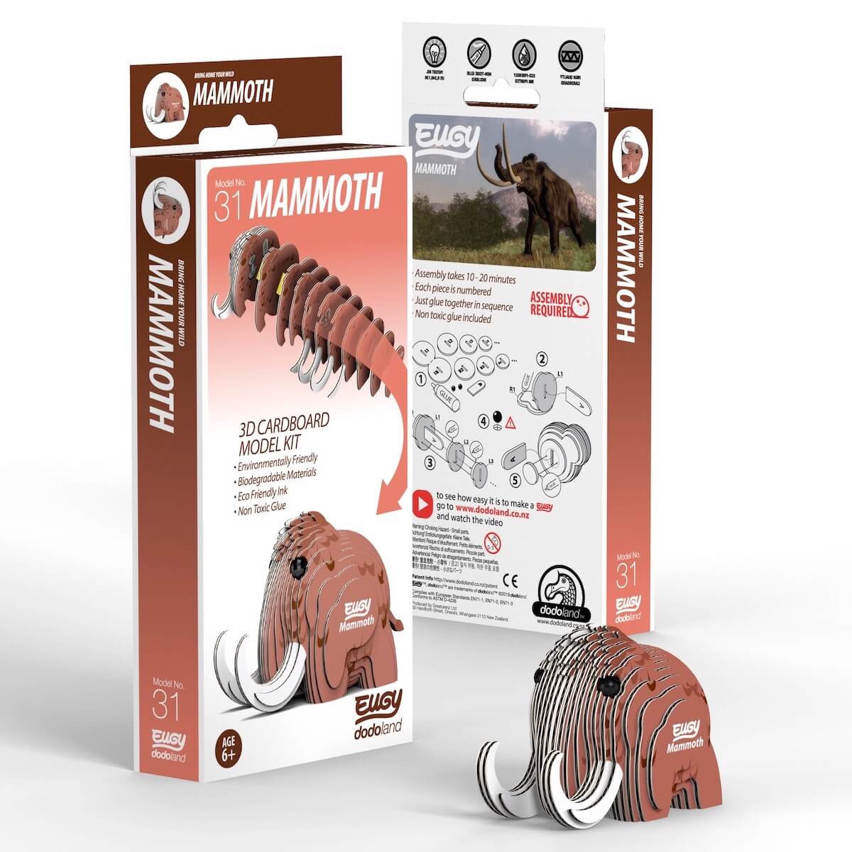 Mini Puzzle Mammoth Eugy - Eugy - PetitGegant