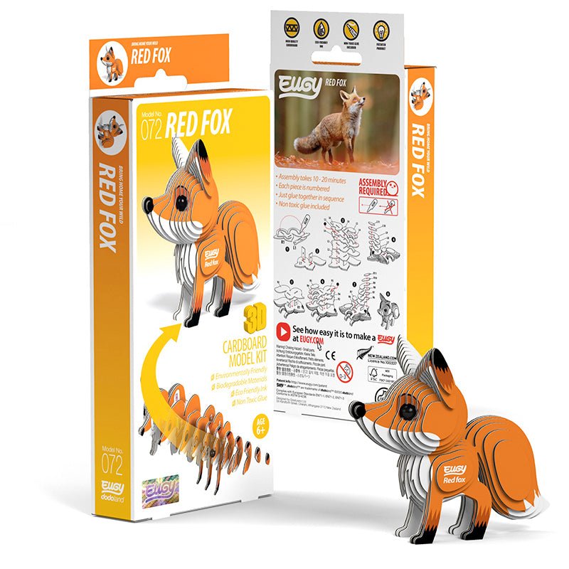 Mini Puzzle Red Fox Eugy - Eugy - PetitGegant