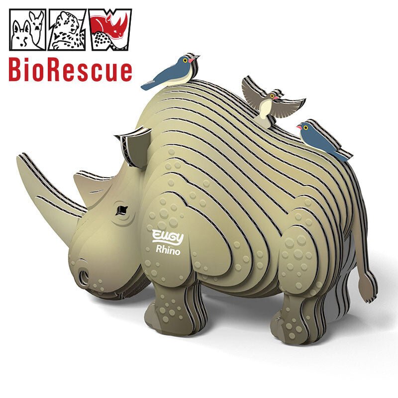 Mini Puzzle Rhino Eugy - Eugy - PetitGegant