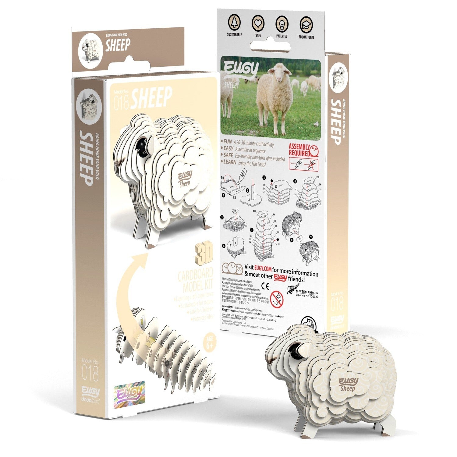 Mini Puzzle Sheep Eugy - Eugy - PetitGegant
