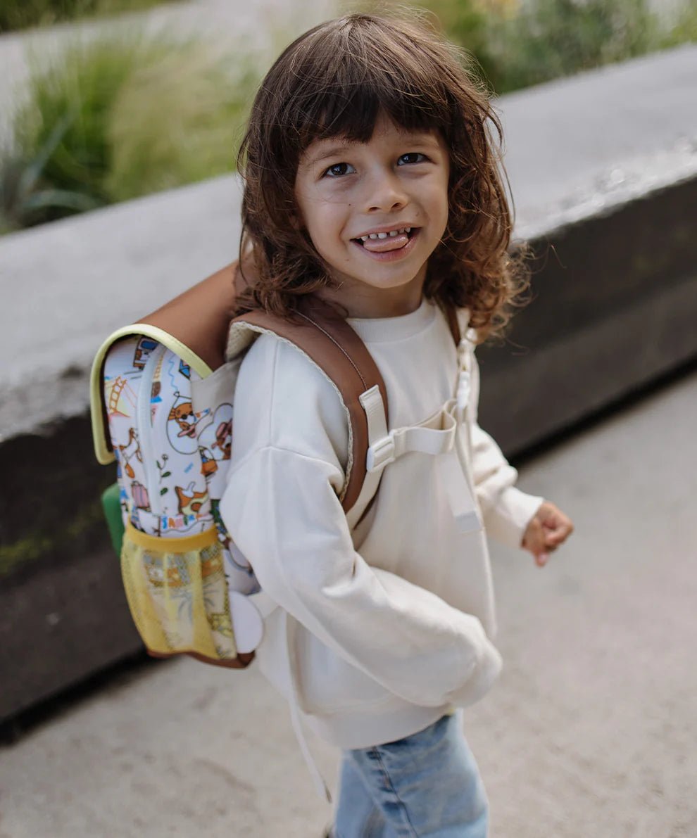 Mochila con solapa San Francisco (+6 años) Hello Hossy - Hello Hossy - PetitGegant