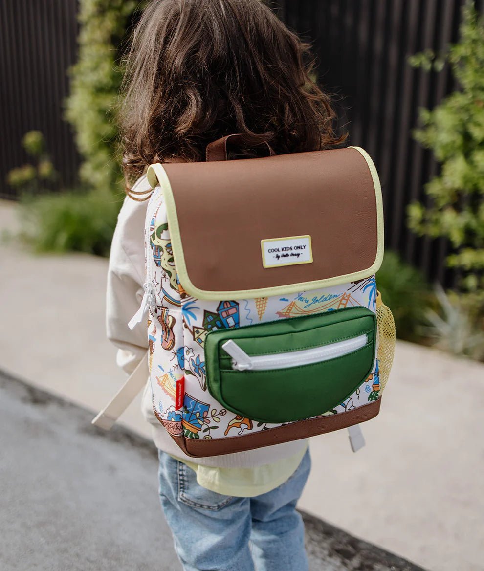 Mochila con solapa San Francisco (+6 años) Hello Hossy - Hello Hossy - PetitGegant