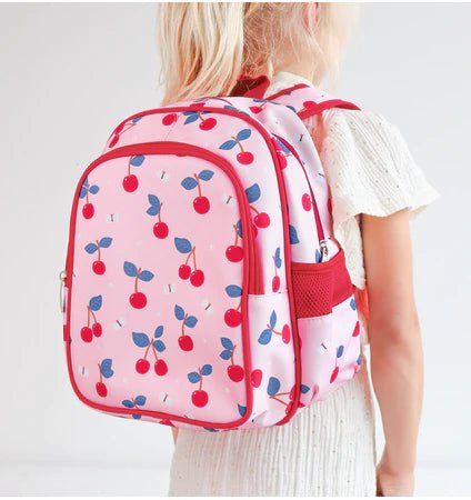 Mochila Escolar Cerezas A Little Lovely Company - A little lovely company - PetitGegant
