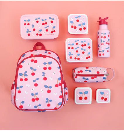 Mochila Escolar Cerezas A Little Lovely Company - A little lovely company - PetitGegant