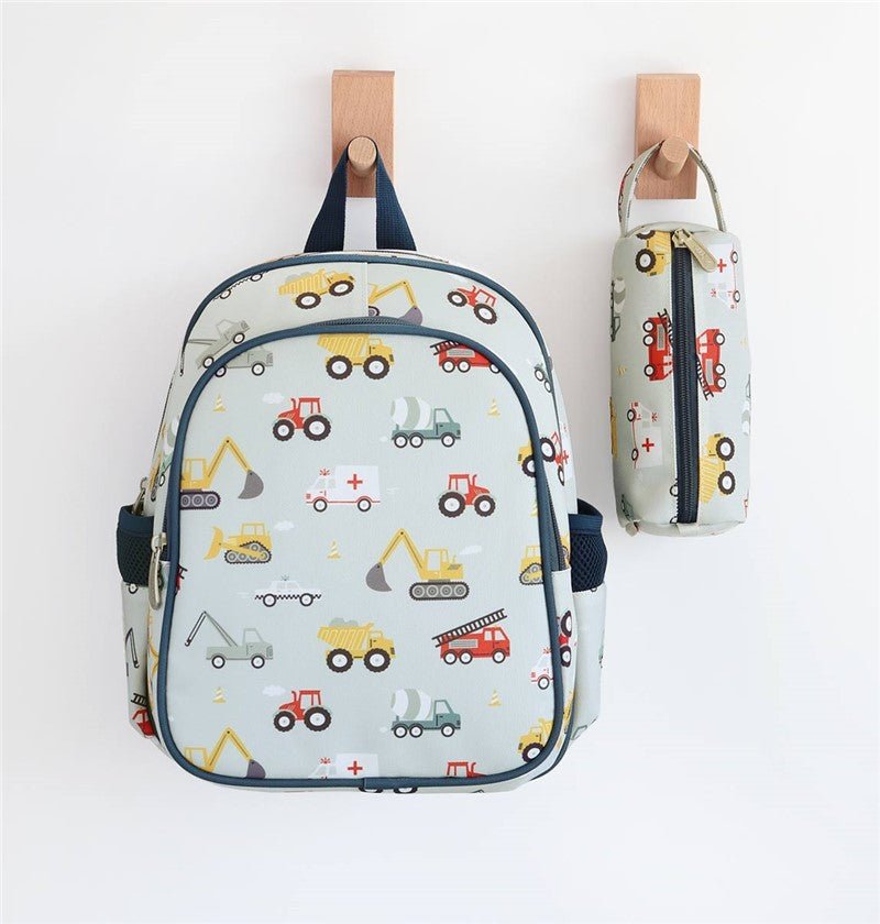 Mochila Escolar Vehiculos A Little Lovely Company - A little lovely company - PetitGegant