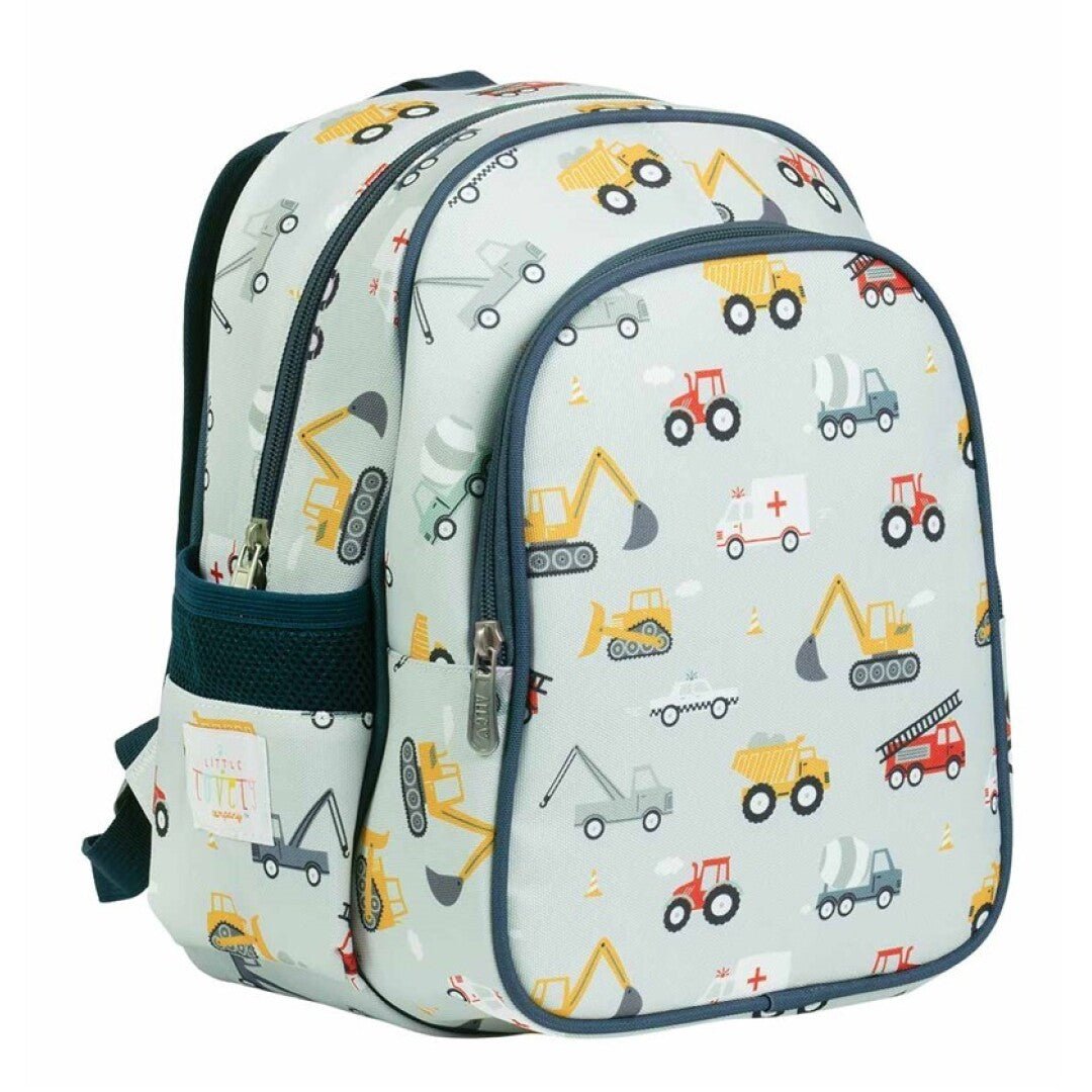 Mochila Escolar Vehiculos A Little Lovely Company - A little lovely company - PetitGegant