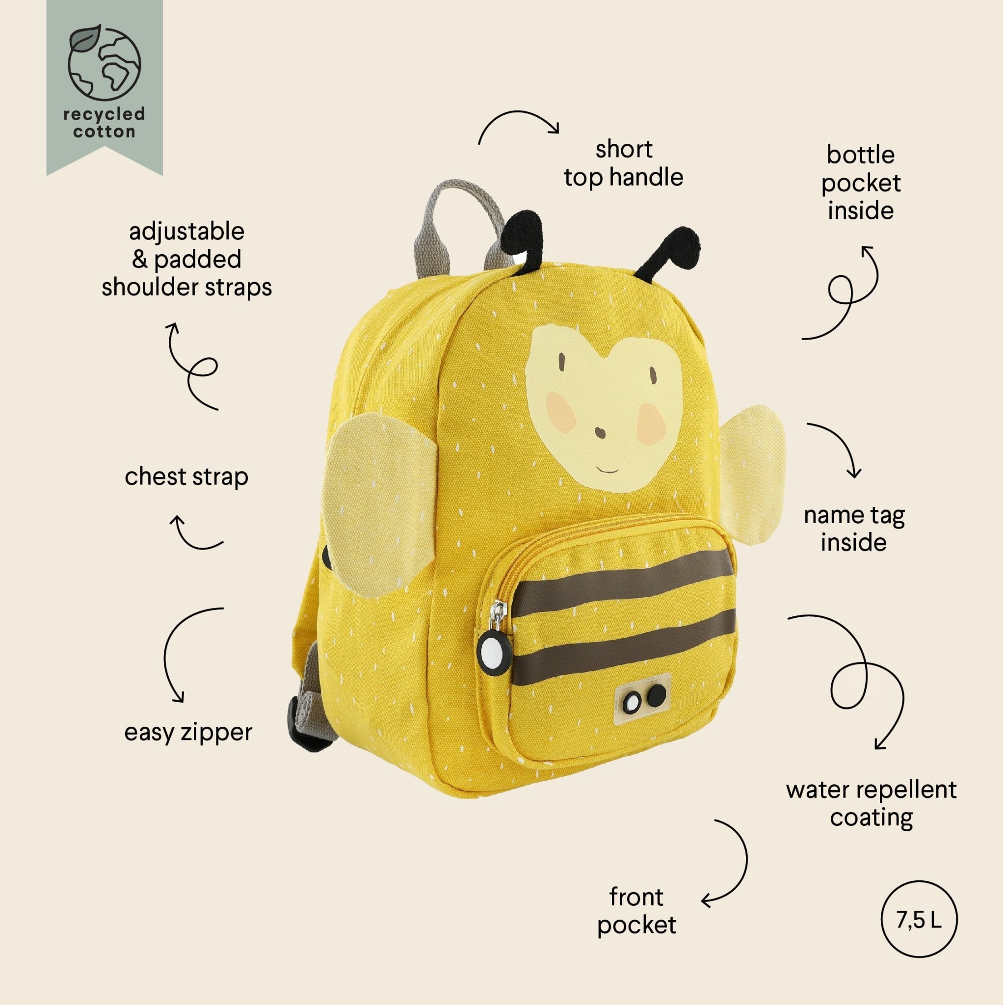 Mochila Mrs. Bumblebee Trixie - Trixie - PetitGegant