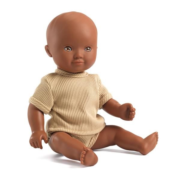 Muñeco Baby Boy Samra Pomea Djeco - Djeco - PetitGegant