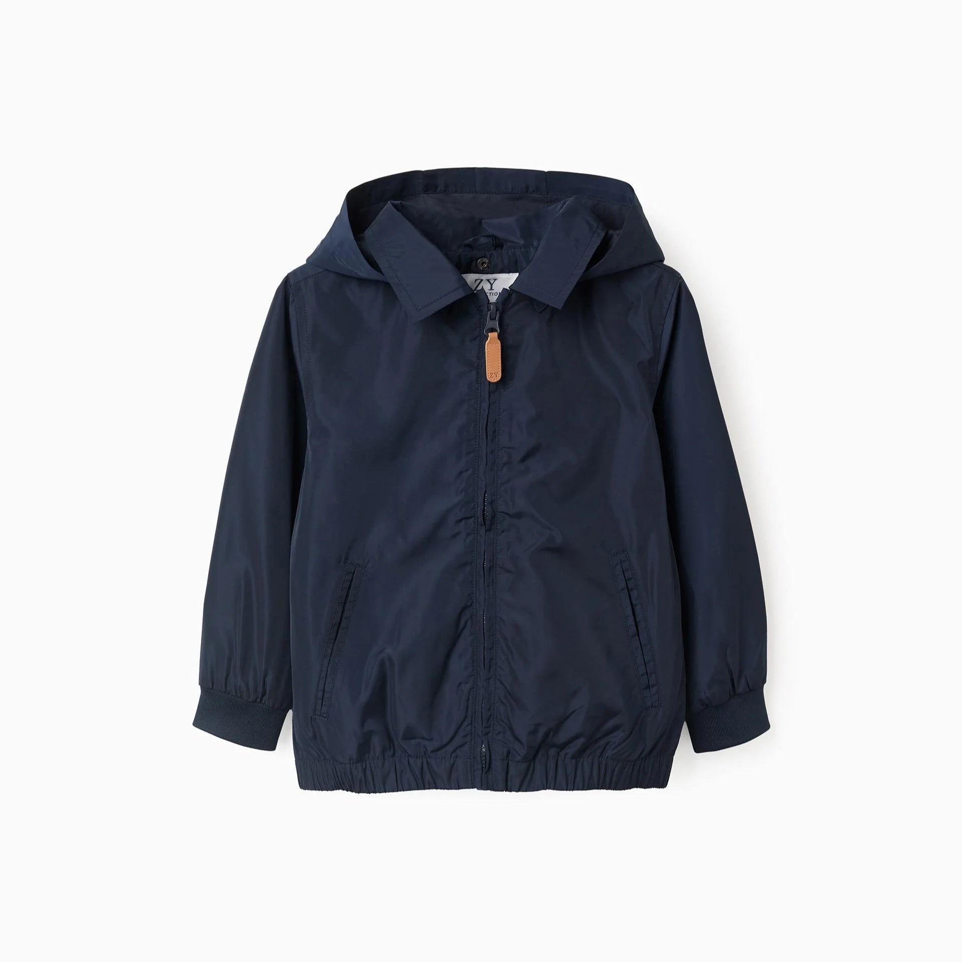 Chaqueta Cortavientos Azul Zy
