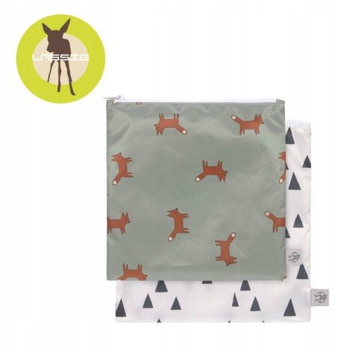 Pack 2 Bolsas Snack Forest/ Fox Lässig - Lässig - PetitGegant