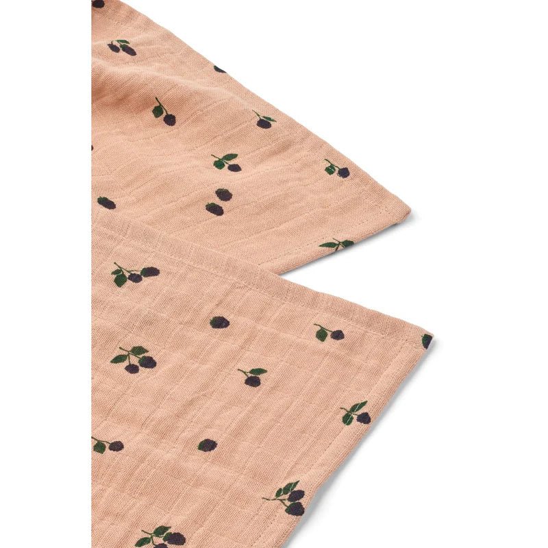 Pack 2 Muselinas Lewis Mini Berry/ Pale Tuscany Liewood - Liewood - PetitGegant