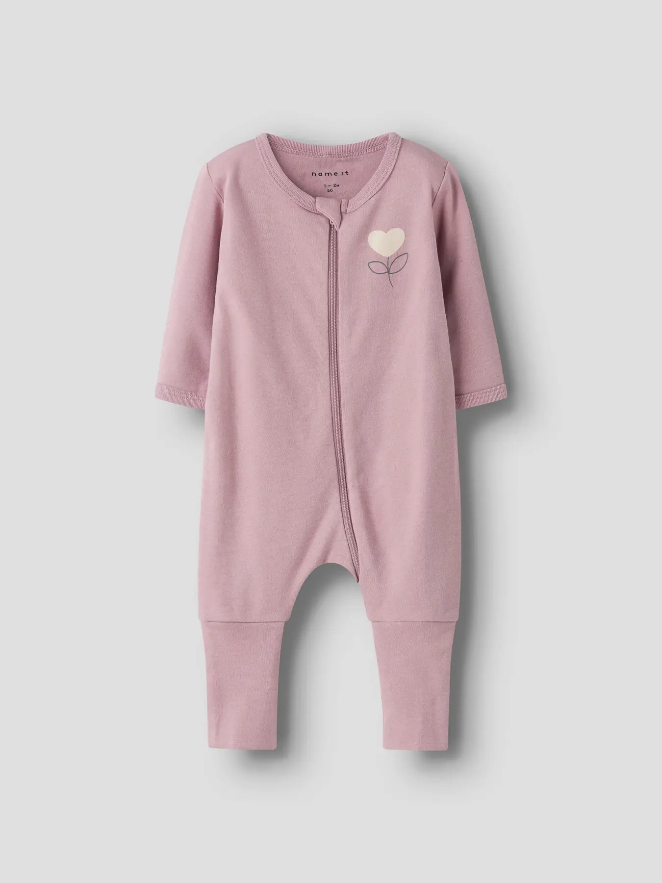 Pack 2 Uds. Pijama Hearts Sand Mauve Name It - Name It - PetitGegant