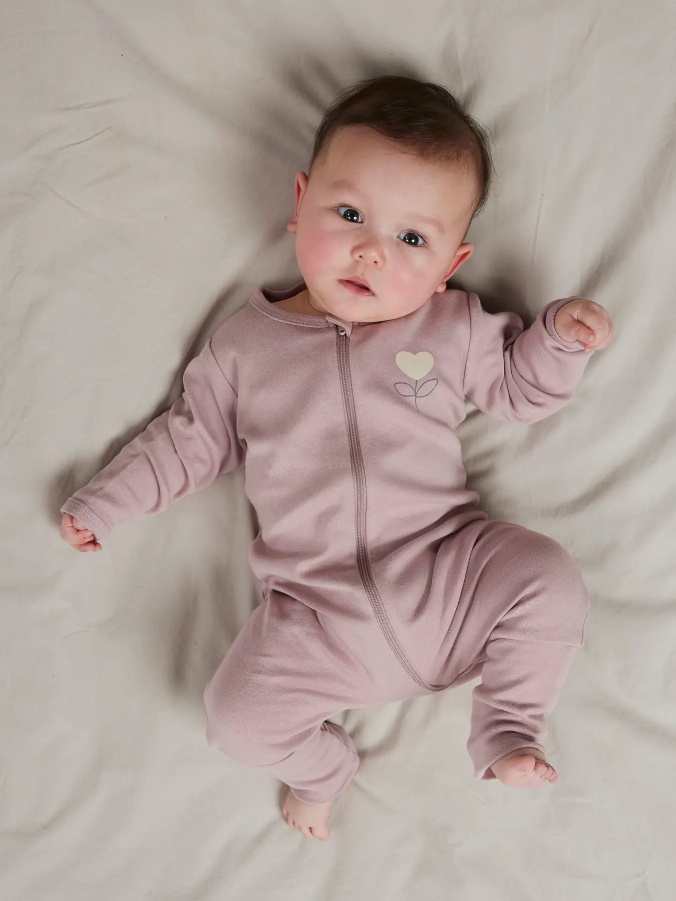Pack 2 Uds. Pijama Hearts Sand Mauve Name It - Name It - PetitGegant